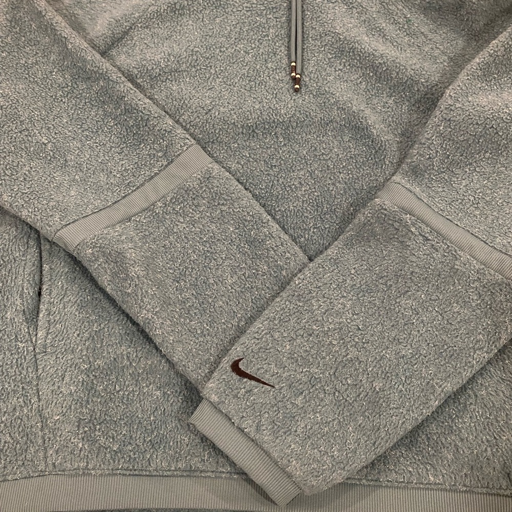 Nike Women's Therma Fleece Cowl Neck Cozy Training Pullover Sz Small - Picture 6 of 8